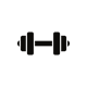 dumbbell-icon black